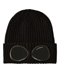 Шапка-Бини из мериносовой шерсти C.P. Company, черный