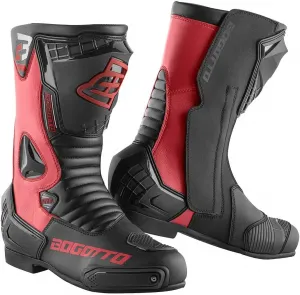 Мотоциклетные ботинки Bogotto Losail, черно-красные, размер 46, Black Red