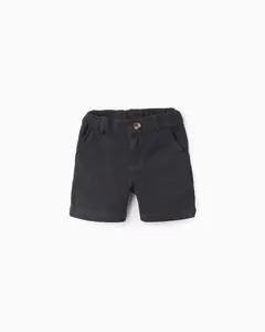 Детские бермуды 100% хлопок с регулируемой талией Zippy, темно-серый