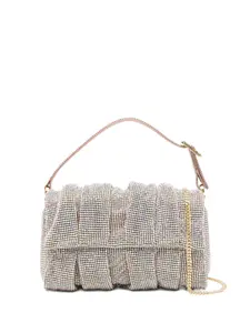 Сумка-тоут, украшенная кристаллами Benedetta Bruzziches, серебряный