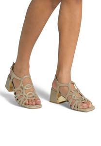 Сандалии CON CIERRE HEBILLA Alma en Pena, золотой