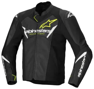 Кожаная куртка Faster V3 Airflow Alpinestars, мультиколор
