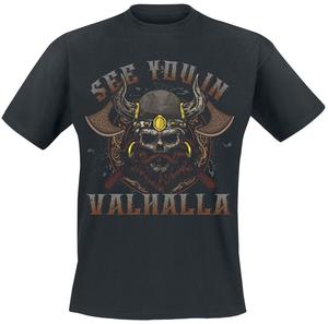 Футболка Sprüche See You In Valhalla, черный