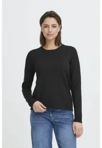 Топ с длинными рукавами и воротником-стойкой ihluls Ichi, Black