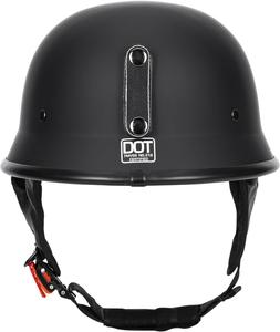 Полушлем матовый quickool 108Q, черный