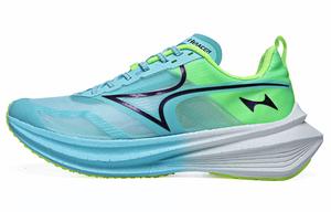 HIRACER Амортизирующие кроссовки для беска низкие унисекс небесно-голубой неоново-зеленый HEALTH, небесно-голубой/неоново-зеленый