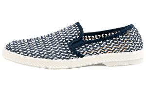 Женская повседневная обувь унисекс с низким верхом синего/серого цвета Rivieras