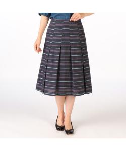 прозрачная полосатая юбка