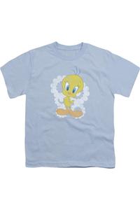 Футболка с коротким рукавом для детей Looney Tunes Retro Tweety Gildan, светло-голубой