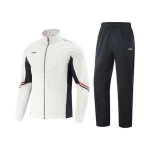 LiNing Table Tennis Series Casual Sportswear Unisex Li-Ning, set (standard белый top+deep синий pants)