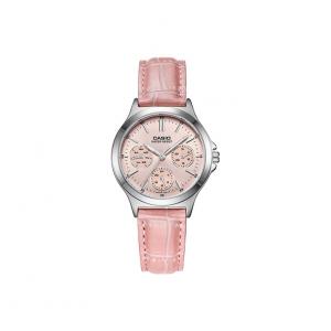 CASIO Часы G Shock LTP V300L 4A, Pink Watch Dial