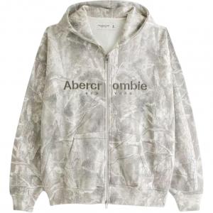 Свитшот мужской Abercrombie＆Fitch, светло-серый