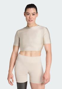 Футболка Adidas Performance WORKOUT ESSENTIALS SHINE, Beige