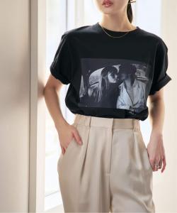 Футболка COUTURE D'ADAM/Джейн и Серж в такси Noble, цвет Black