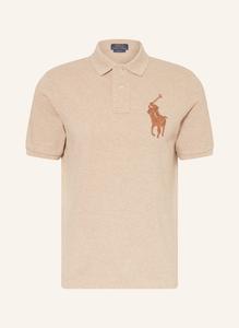 Рубашка-Поло из пике классического кроя Polo Ralph Lauren, коричневый