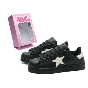 Кроссовки для скейтбординга с нескользящей подошвой и низкой посадкой унисекс ABCIO, Black