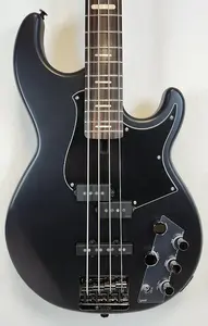 Бас-гитара Yamaha BB Series BB734A, полупрозрачный матовый черный, с чехлом, 2024