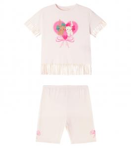 Комплект из футболки и шорт из хлопкового джерси Marah Konges Sløjd, Dew