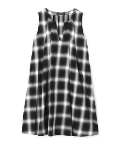 Платье в клетку «Торнадо Март» с эффектом омбре