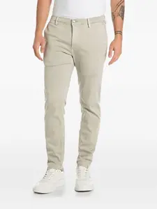 Джинсы на пуговицах Replay, бежевый