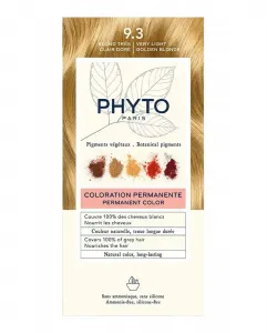 Постоянный цвет color Phyto, 9.3 Rubio Dorado Muy Claro