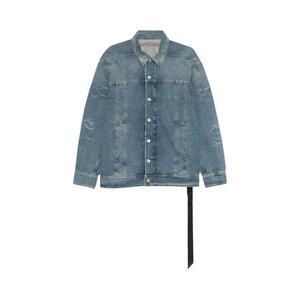 Куртка Rick Owens DRKSHDW Jumbo Denim Jacket 'Washed Indigo', синий
