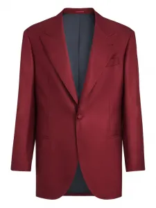 Пиджак с заостренными лацканами Brunello Cucinelli, красный
