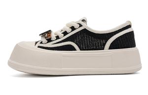 EBLAN Низкие женские кроссовки черного цвета