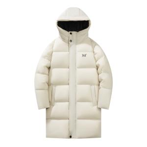 Пуховик Unisex с капюшоном Moderate 361°, кремовый белый