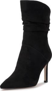 Женские сапоги до середины икры Jessica Simpson Elisti на каблуке-стилет, Black Supreme Microsuede
