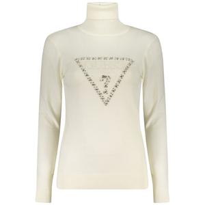 Белый женский свитер из вискозы Guess Shoes