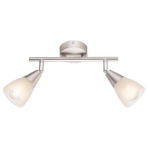 Потолочный светильник Globo Lighting Tadeus Typ C, сатиновое стекло / железо - количество языков пламени: 2