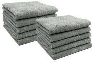 Полотенца набор  Zollner, серый