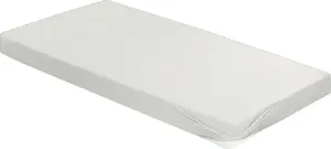 Простыня на резинке JACK с эластичными краями, мако-сатин, 100x200 / 140x200 / 180x200 см, однотонная, разные цвета, цвет: серебристый, размер: 140x200 см Jack