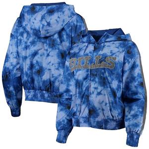 Ветровка с капюшоном Women's Royal Buffalo Bills Galaxy Mitchell & Ness