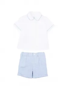 Комплект из двух шорт с окантовкой Mayoral, синий