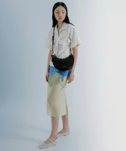 Сумка-хобо Blume Blade Curve Charles & Keith, цвет Black