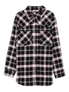 Клетчатая рубашка Liu Jo Kids, черный