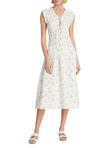 Платье-миди Dion с цветочным принтом и сборками Rails, цвет Amaryllis