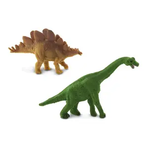 Детская фигурка Safari Ltd Brachiosaurus&Stegosaurus Good Luck Minis, мультиколор
