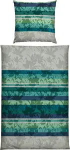 Постельное белье петроль 1x 155x200 см + 1x 80x80 см REDBEST