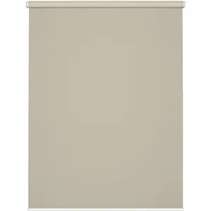 Рулонная штора GARDINIA с боковым подъемом «Comfort Move Rollo», светозащита, защитная перегородка, с сверлением/без сверления, свободно висит, регулируемая скорость свертывания, цвет taupe + weiß