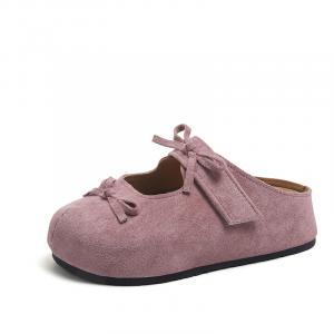 Домашние тапочки Dawei's House с закрытым носком для женщин в подарочной упаковке - абрикос, цвет Apricot