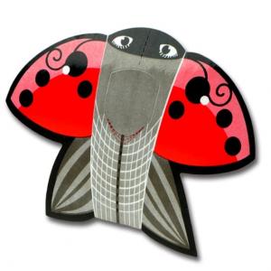 500 штук трафаретов для укладки ногтей - божья коровка, Inna marka