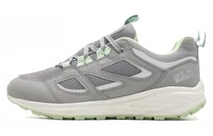 Jack Wolfskin Износостойкие и легкие низкие женские уличные кроссовки серого цвета