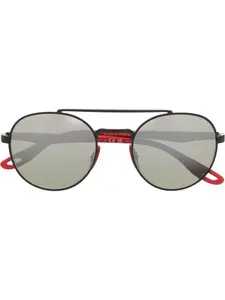 Солнцезащитные очки в круглой оправе Ray-Ban, черный