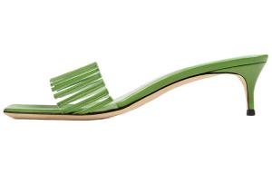 By Far Стильные женские сандалии Leaf Green