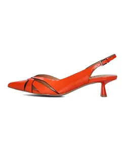 Элегантные туфли-лодочки с открытой пяткой для женщин Bibi Lou, оранжевый