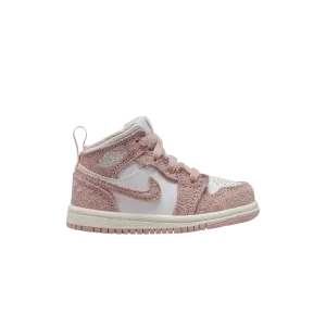 Кроссовки Air Jordan 1 Mid SE TD, розовый