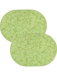 Erwin Müller Набор салфеток из смесовой хлопковой ткани, 2 штуки, светло-зеленый